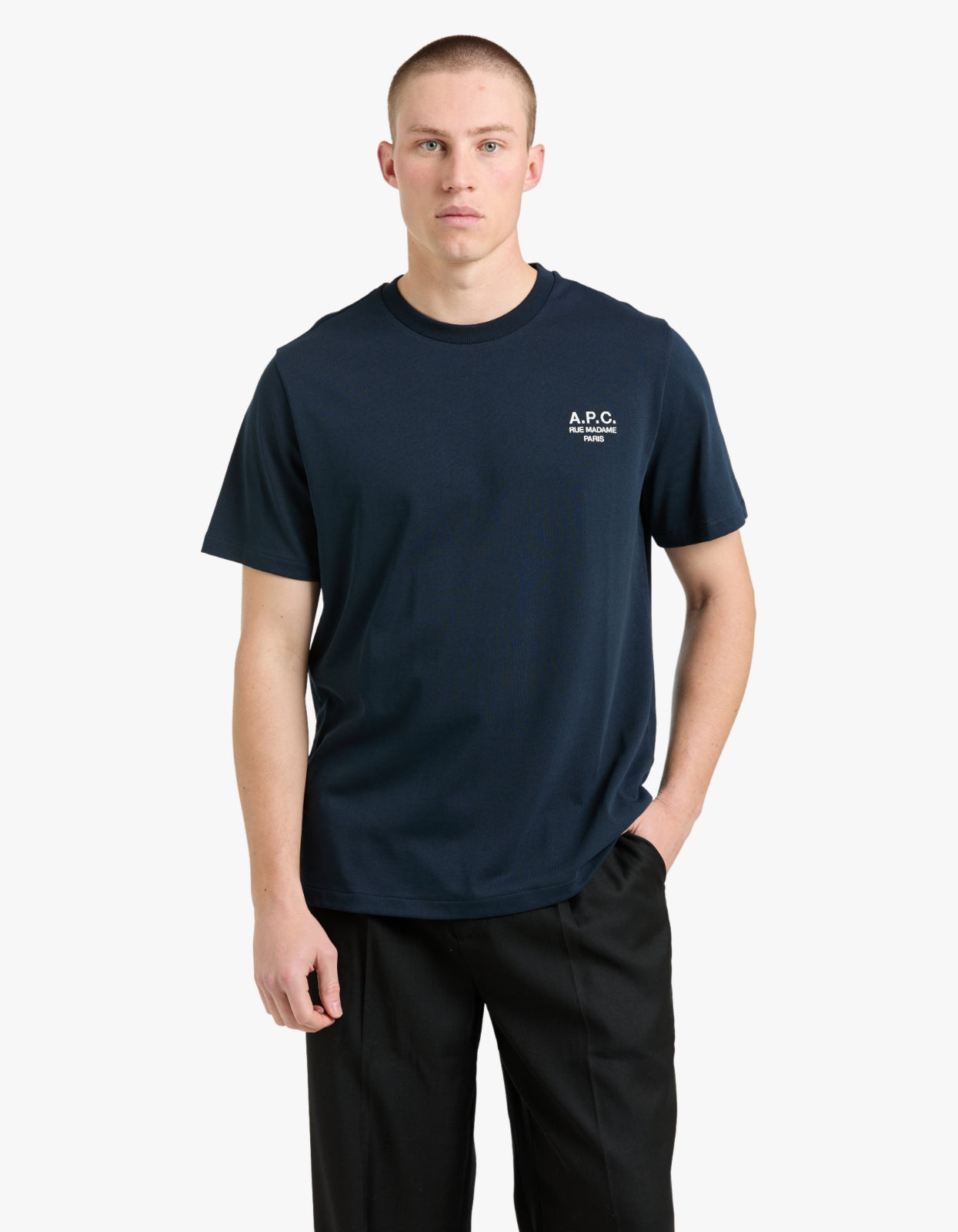 Standard Rue Madame GOTS T Shirt - TIQ Dark Navy/Ecru