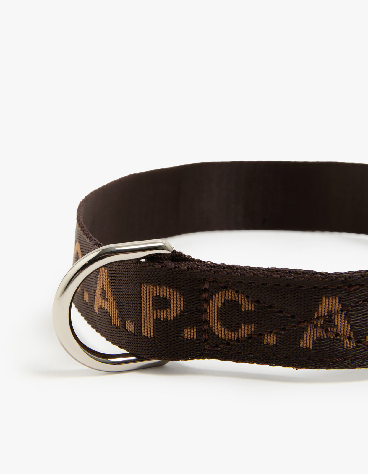 Toutou Logo Dog Collar - Brown