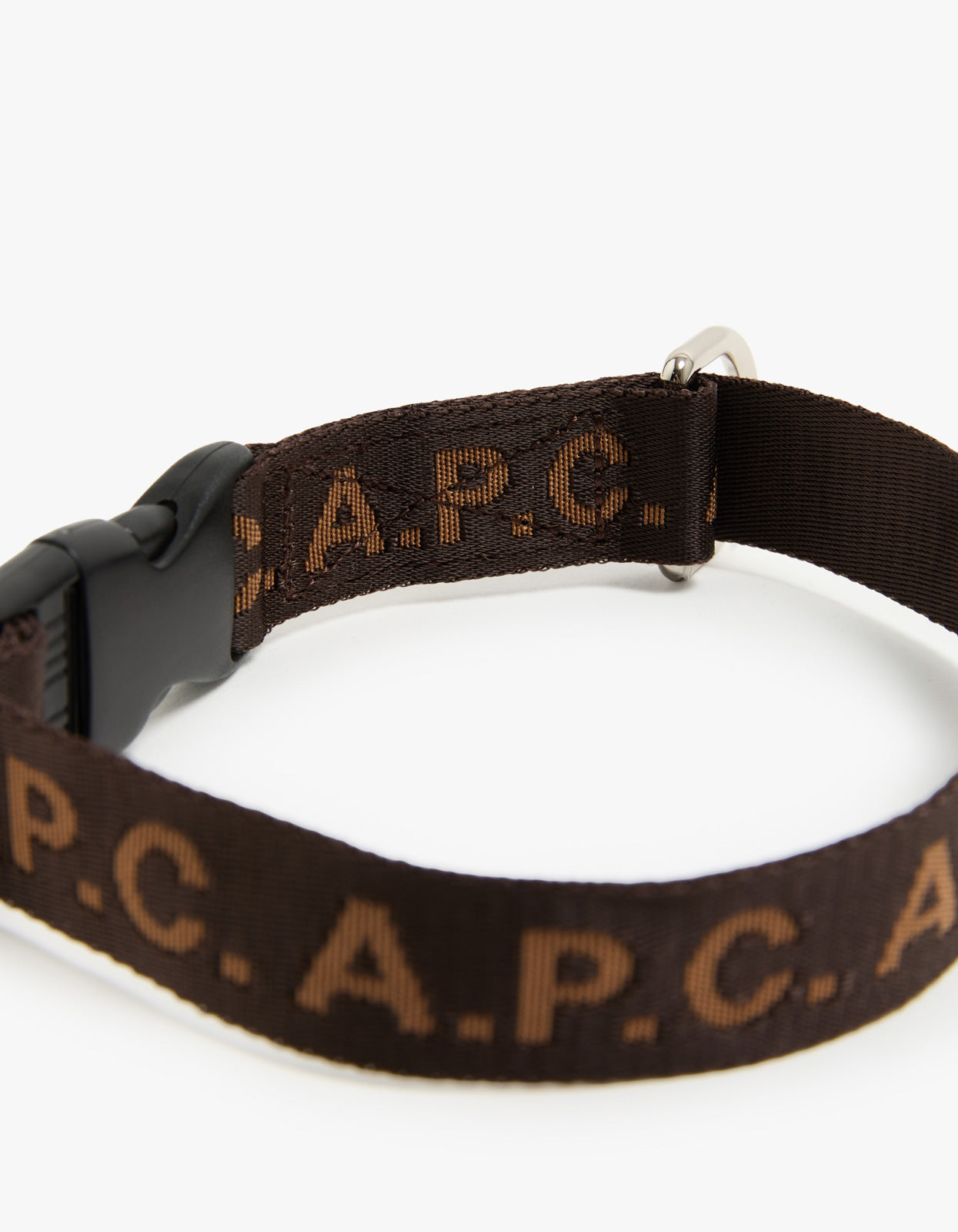 Toutou Logo Dog Collar - Brown