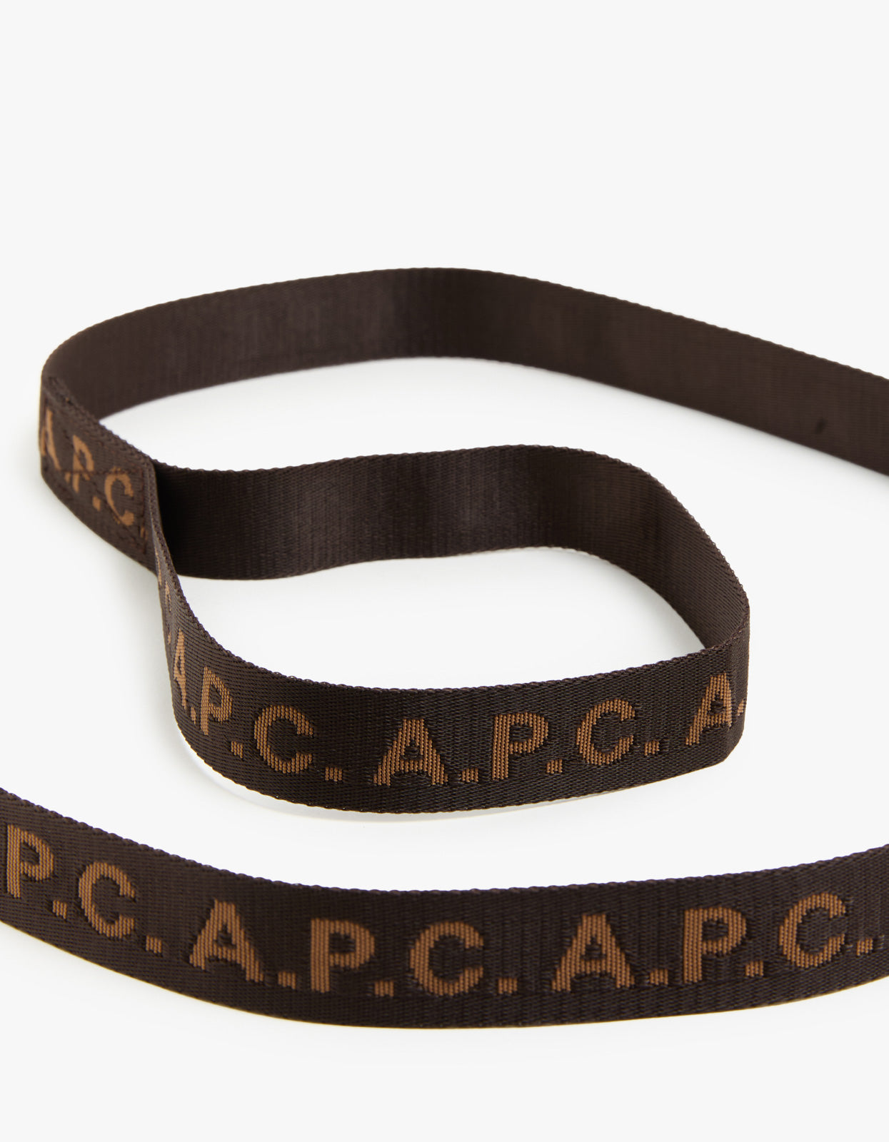 Toutou Logo Dog Leash - Brown