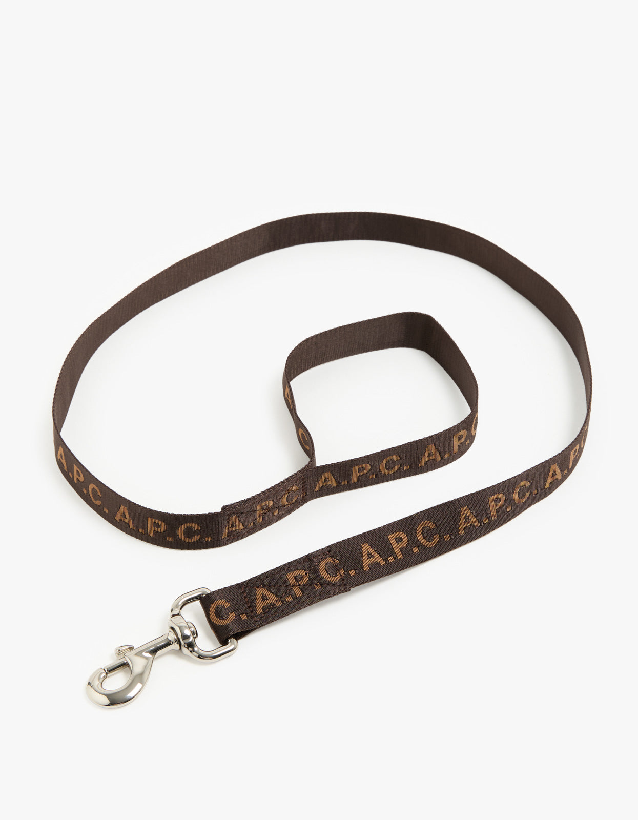 Toutou Logo Dog Leash - Brown