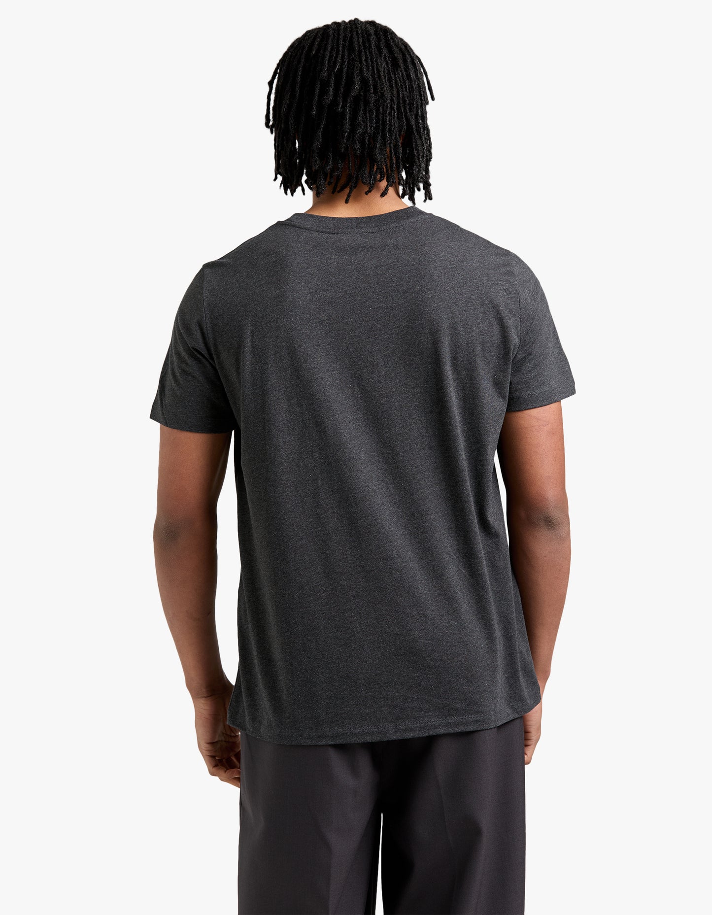 Standard Item GOTS T Shirt - Anthracite China/Blue