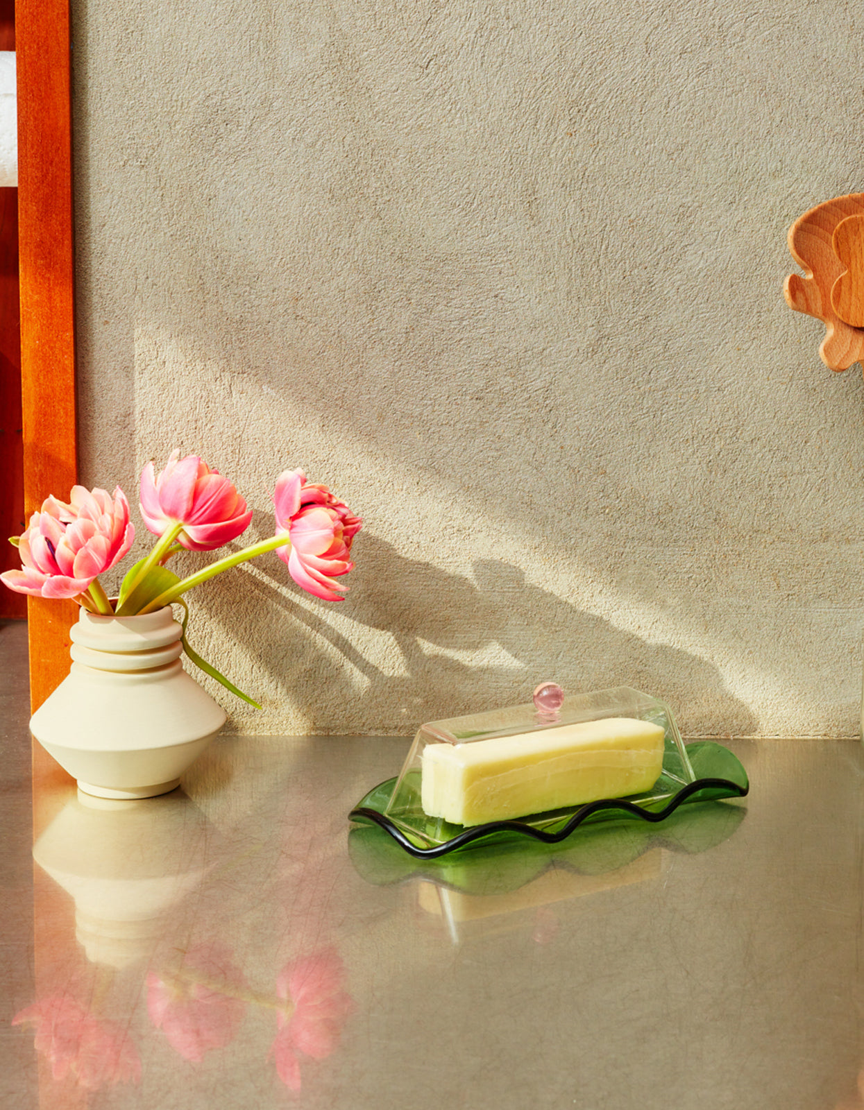 Everything Nice Butter Dish - Green