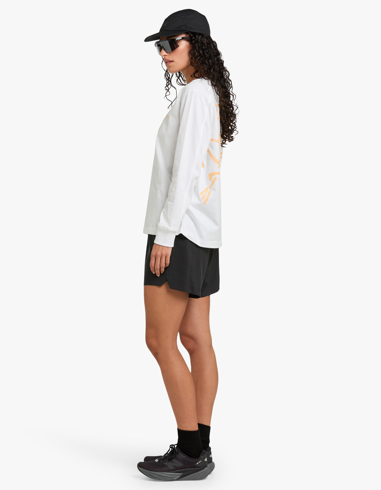 Womens Kragg Cotton Bird Crew L/S - White Light / Luminary