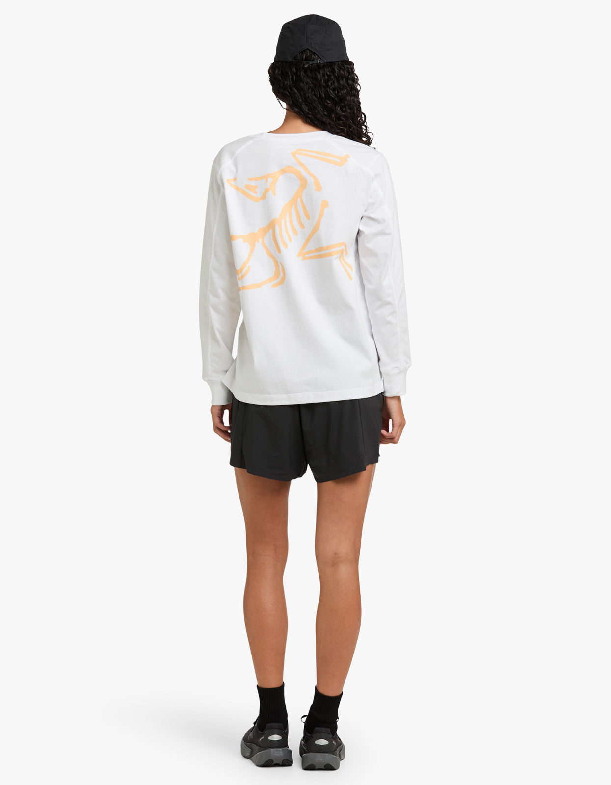 Womens Kragg Cotton Bird Crew L/S - White Light / Luminary