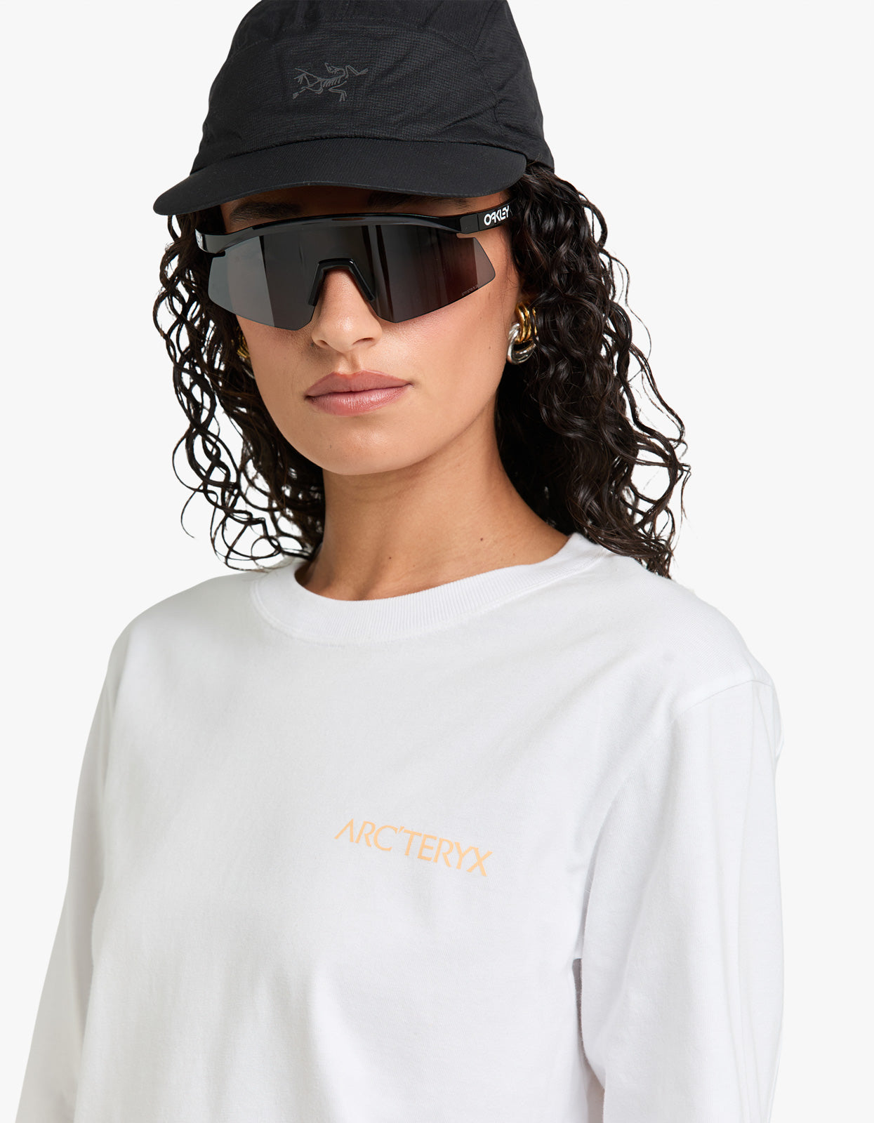 Womens Kragg Cotton Bird Crew L/S - White Light / Luminary