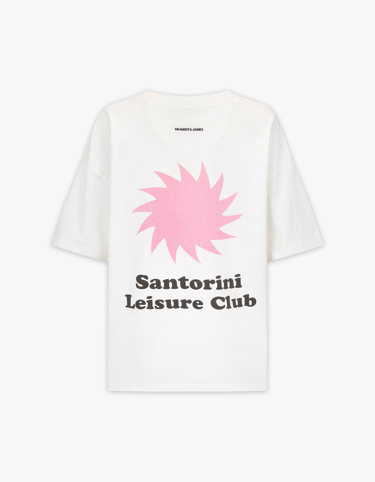 Santorini Oversized Tee - Warm White