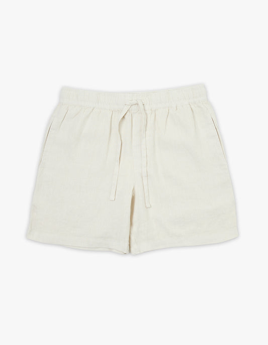 Tide Linen Shorts - Limestone