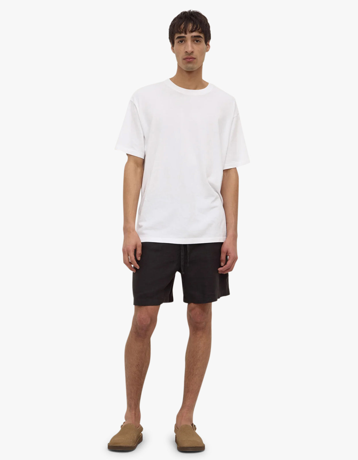 Tide Linen Shorts - Black