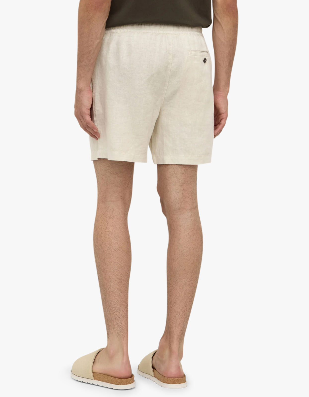 Tide Linen Shorts - Limestone