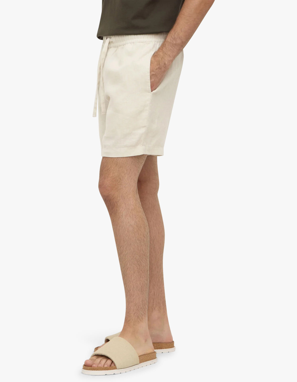 Tide Linen Shorts - Limestone