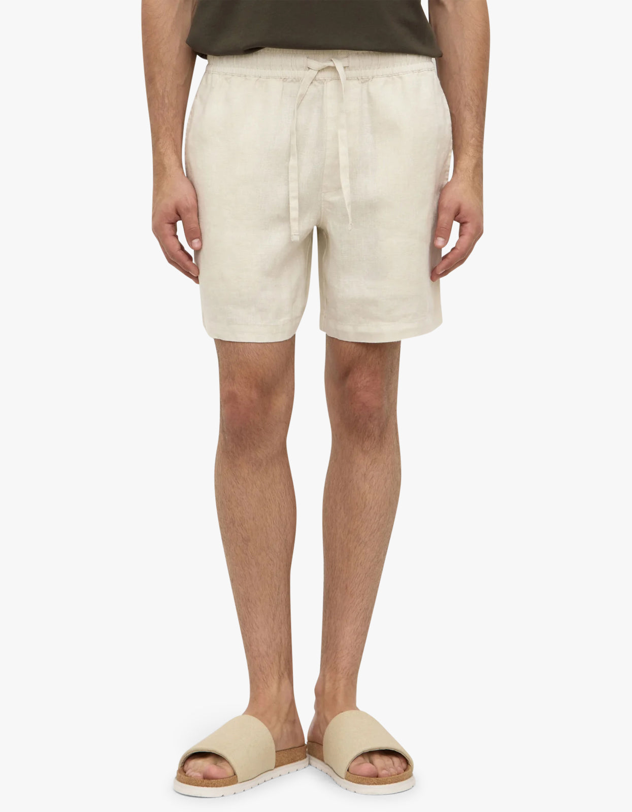 Tide Linen Shorts - Limestone