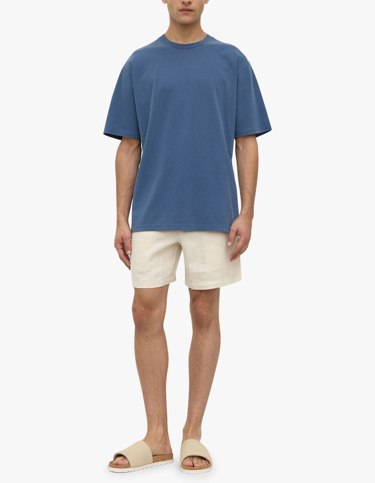 Knox Organic Oversized Tee - Ocean