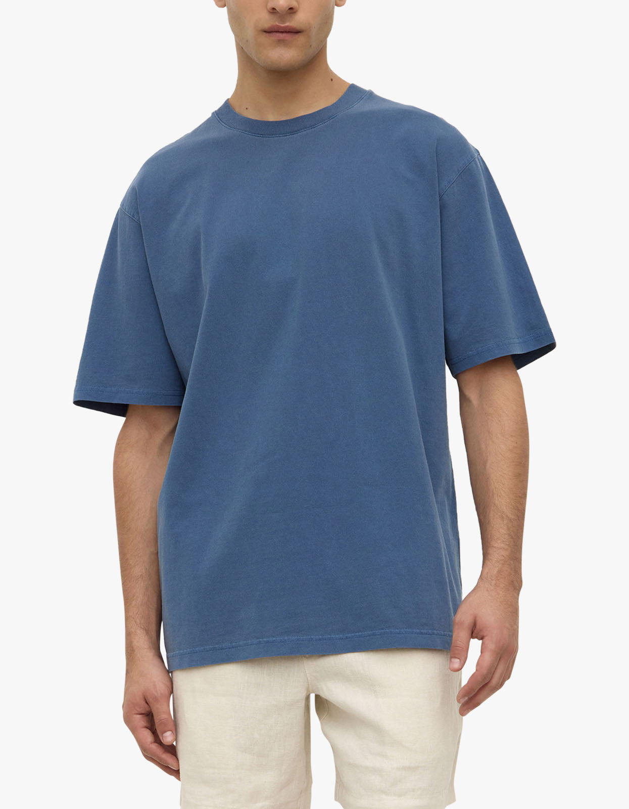 Knox Organic Oversized Tee - Ocean