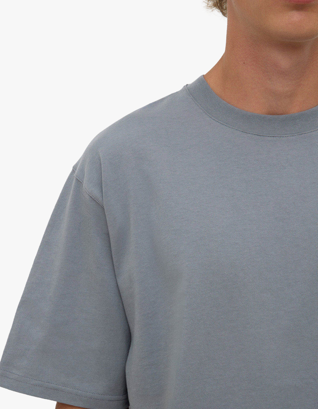 Knox Organic Oversized Tee - Ashphalt