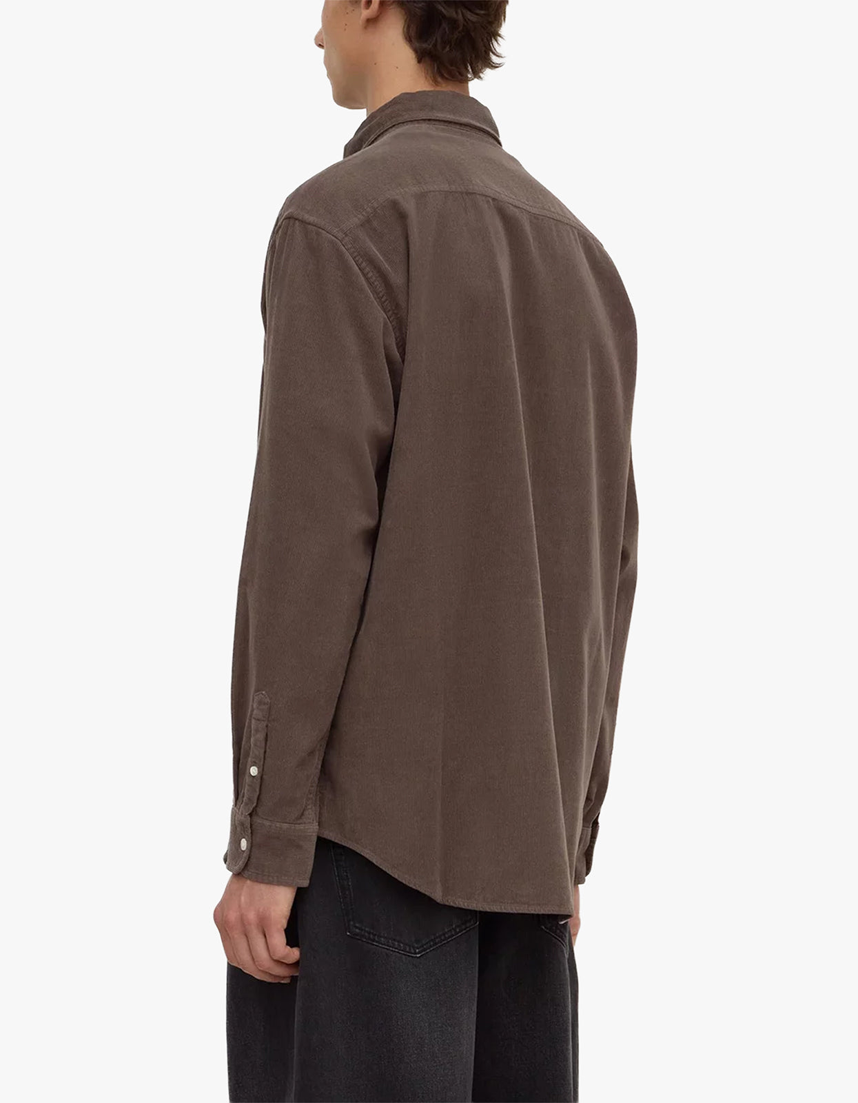 Cord Long Sleeve Shirt - Bark