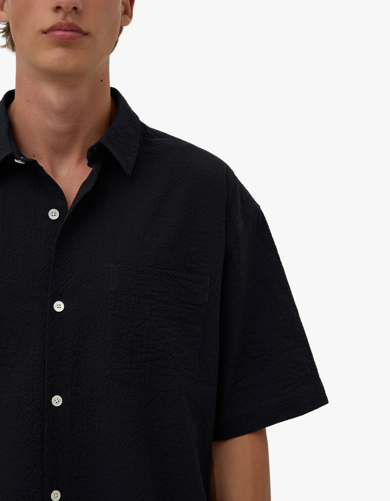 Raine Short Sleeve Shirt - True Navy