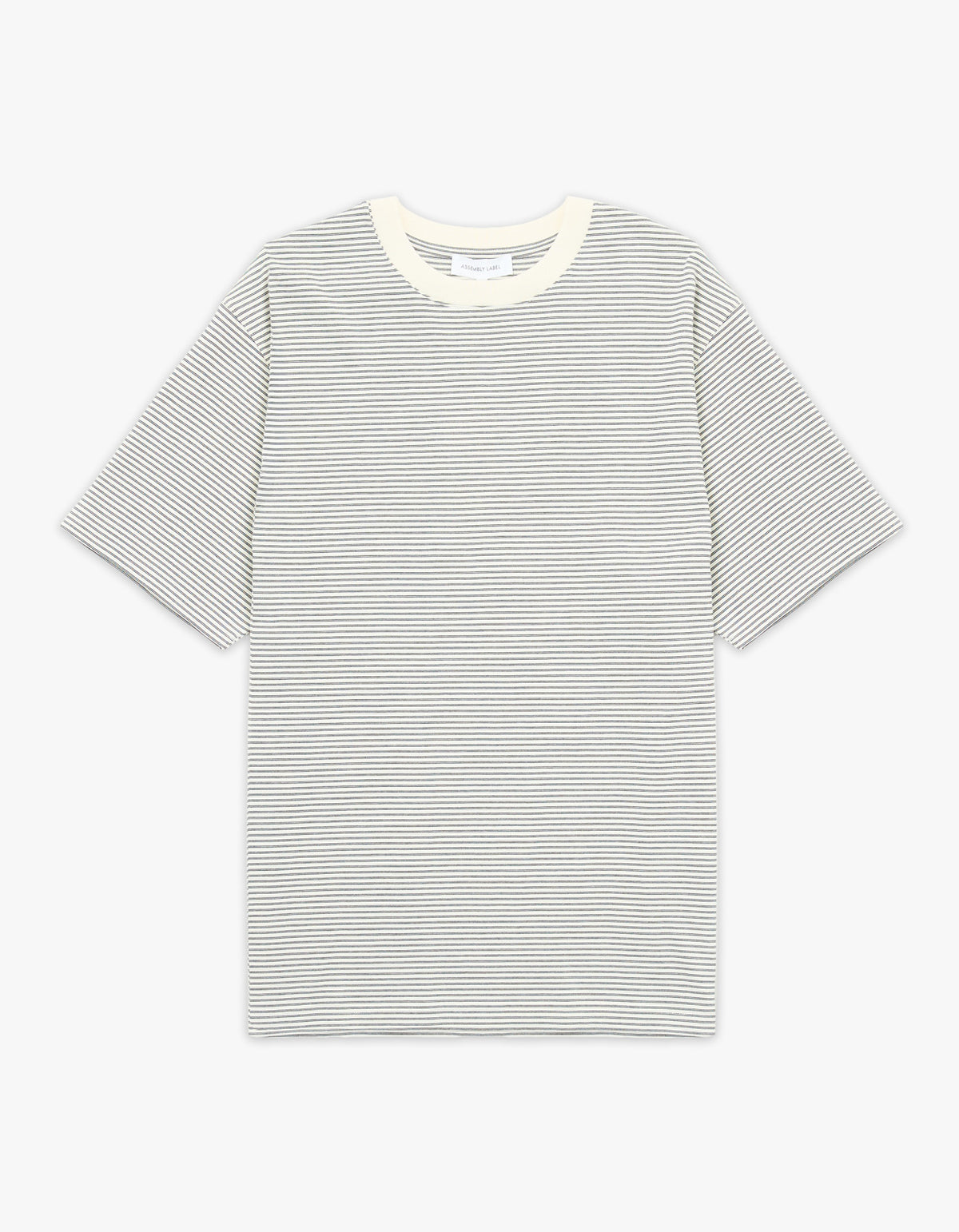 Malone Stripe Short Sleeve Tee - Black/Cream