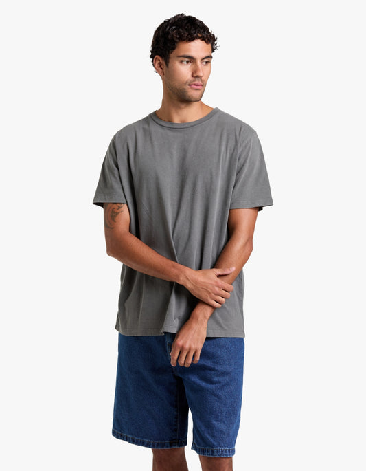Elijah Tee - Washed Charcoal