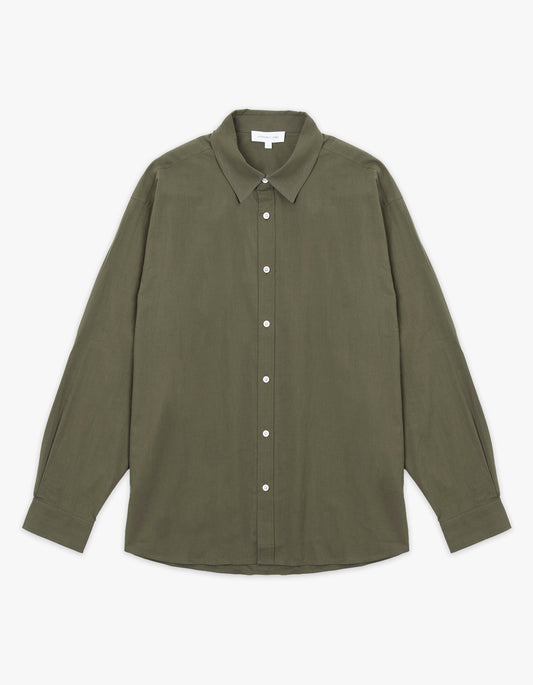 Franco Long Sleeve Shirt - Dark Military