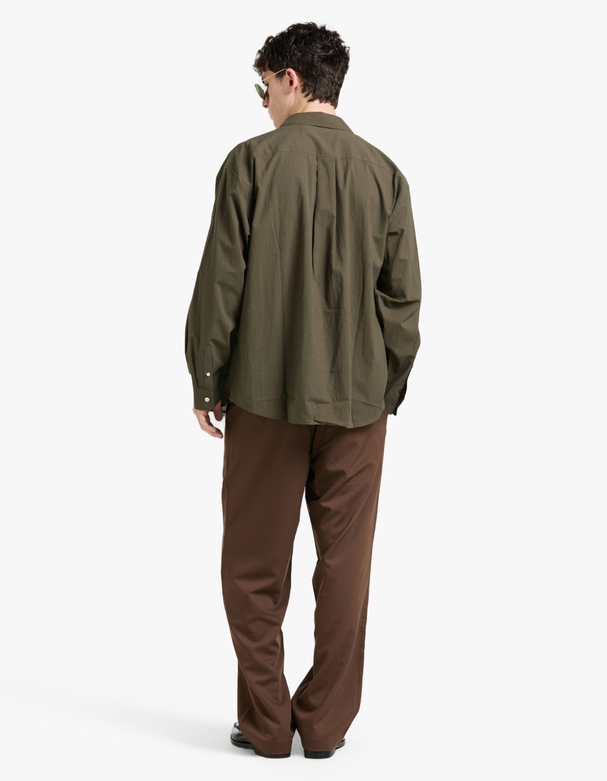 Franco Long Sleeve Shirt - Dark Military
