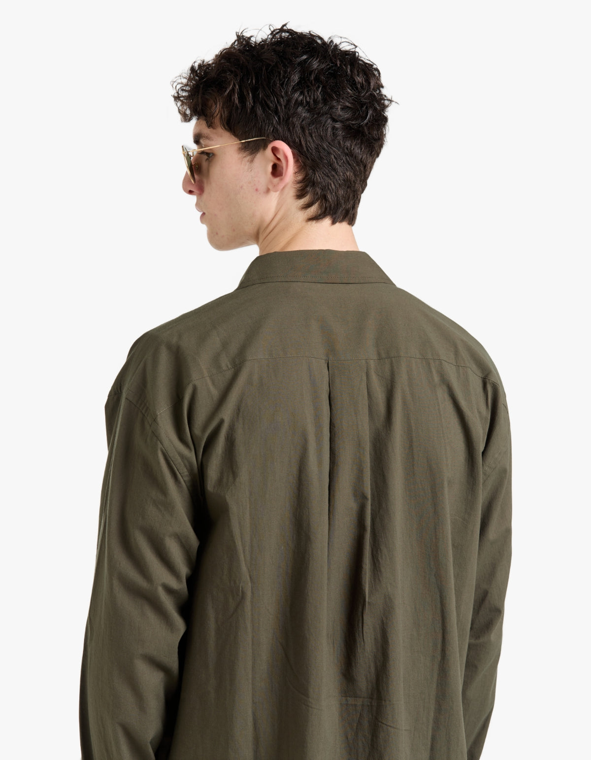 Franco Long Sleeve Shirt - Dark Military
