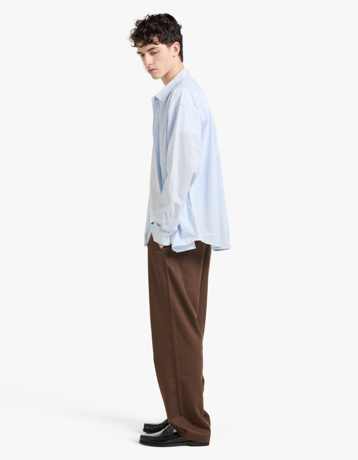 Franco Long Sleeve Shirt - Powder Blue