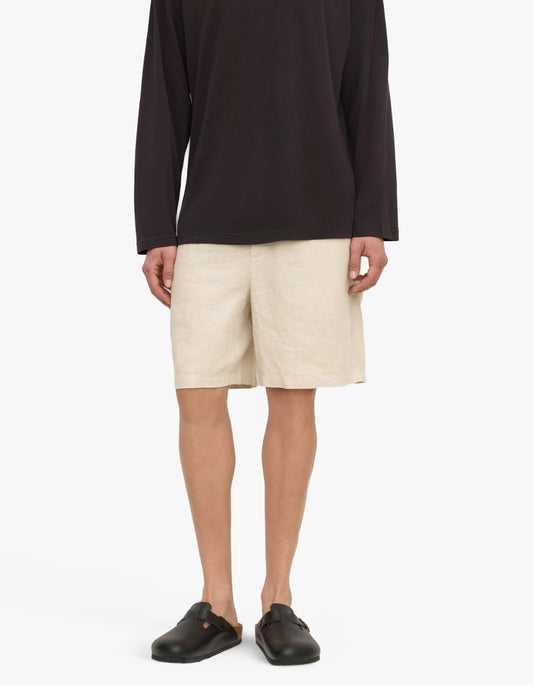 Finley Linen Short - Limestone