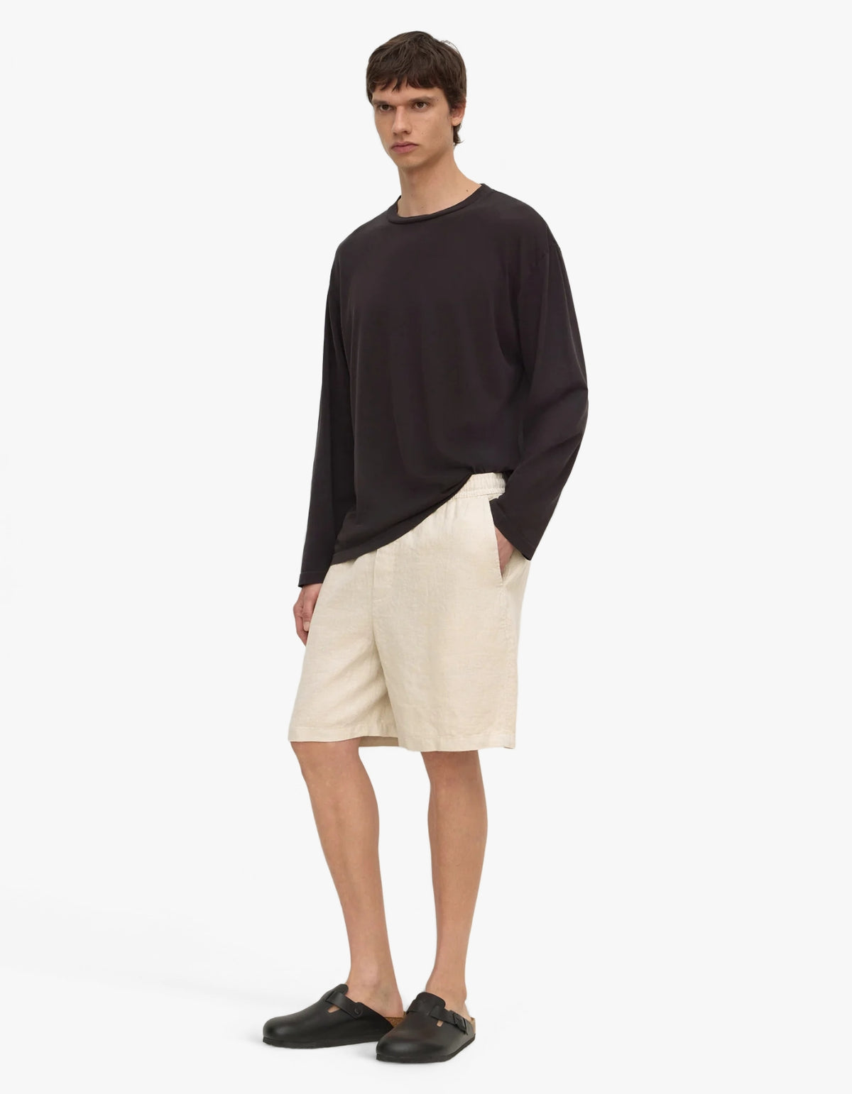Finley Linen Short - Limestone