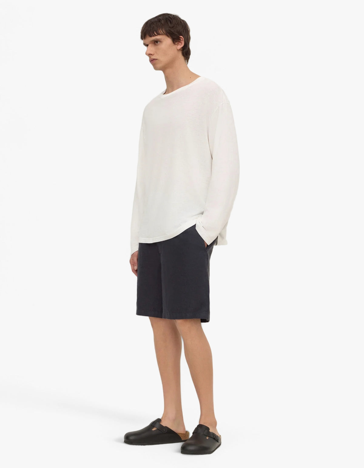 Finley Linen Short - True Navy