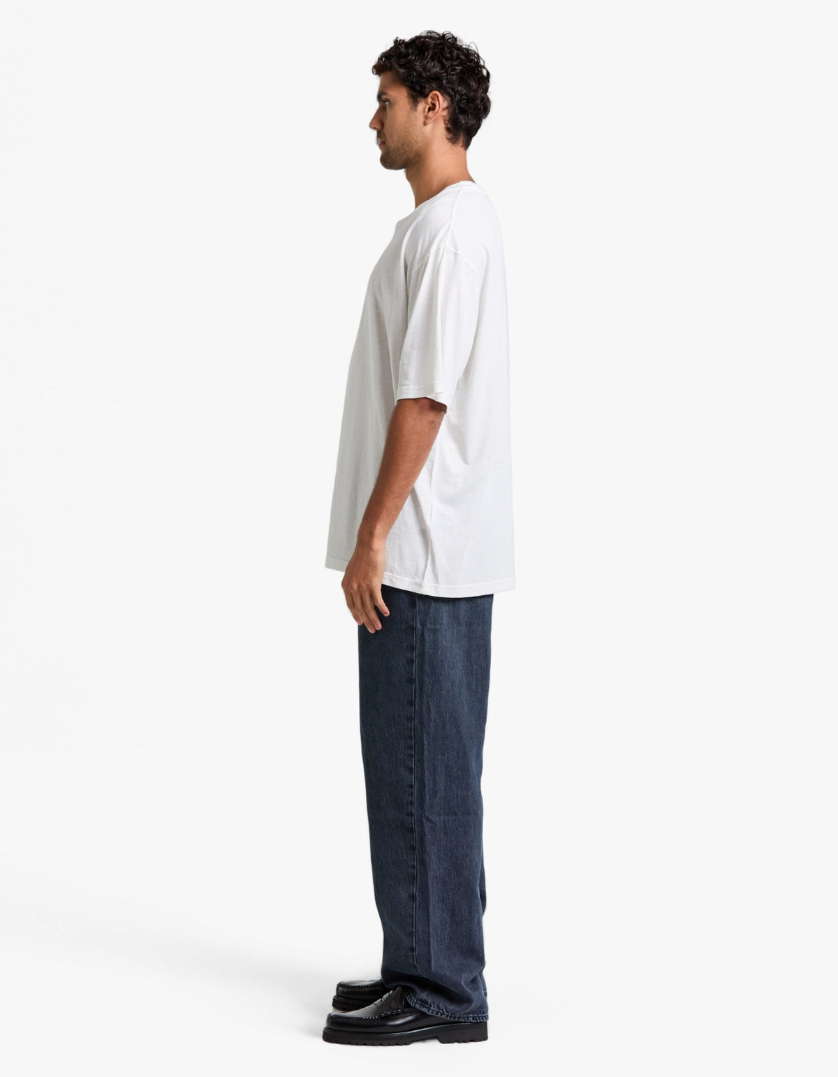 Slow Burn Cotton Hemp Tee - Antique White