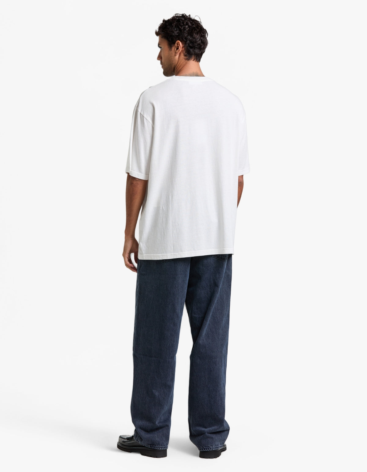 Slow Burn Cotton Hemp Tee - Antique White
