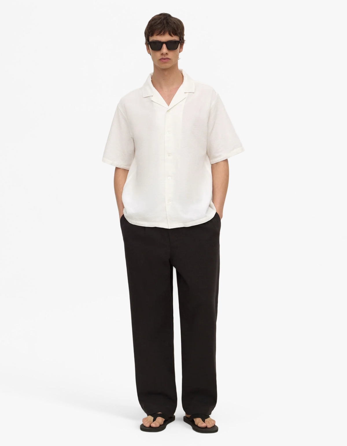 Mack Short Sleeve Shirt - White