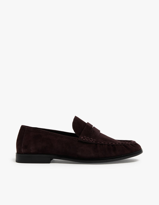 Avenue Suede Loafer - Ganache