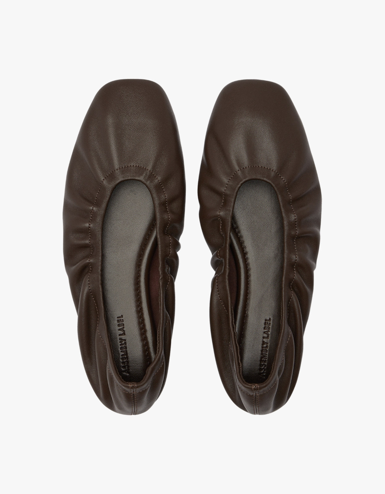 Marion Leather Ballet Flat - Walnut