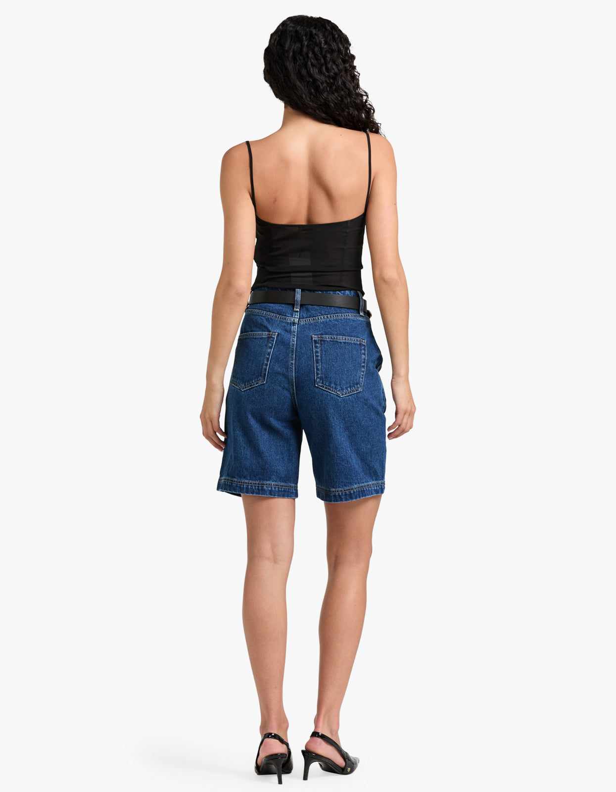 Longline Denim Short - Heritage Blue