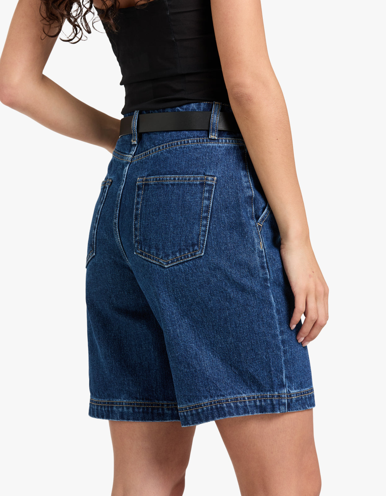 Longline Denim Short - Heritage Blue