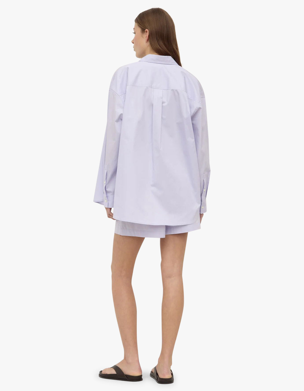 Marigold Poplin Long Sleeve Shirt - Lilac