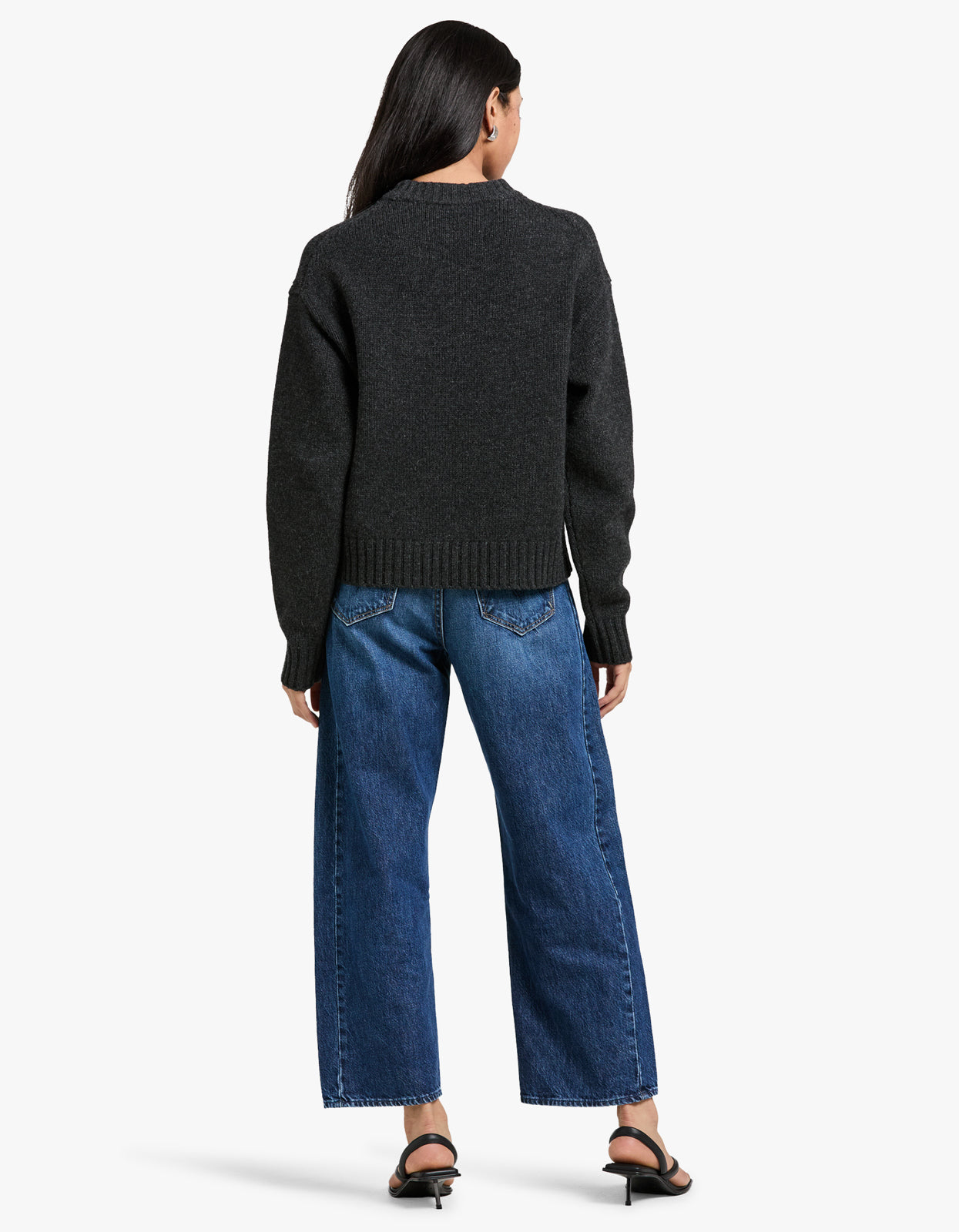 Beau Wool Merino Knit - Charcoal