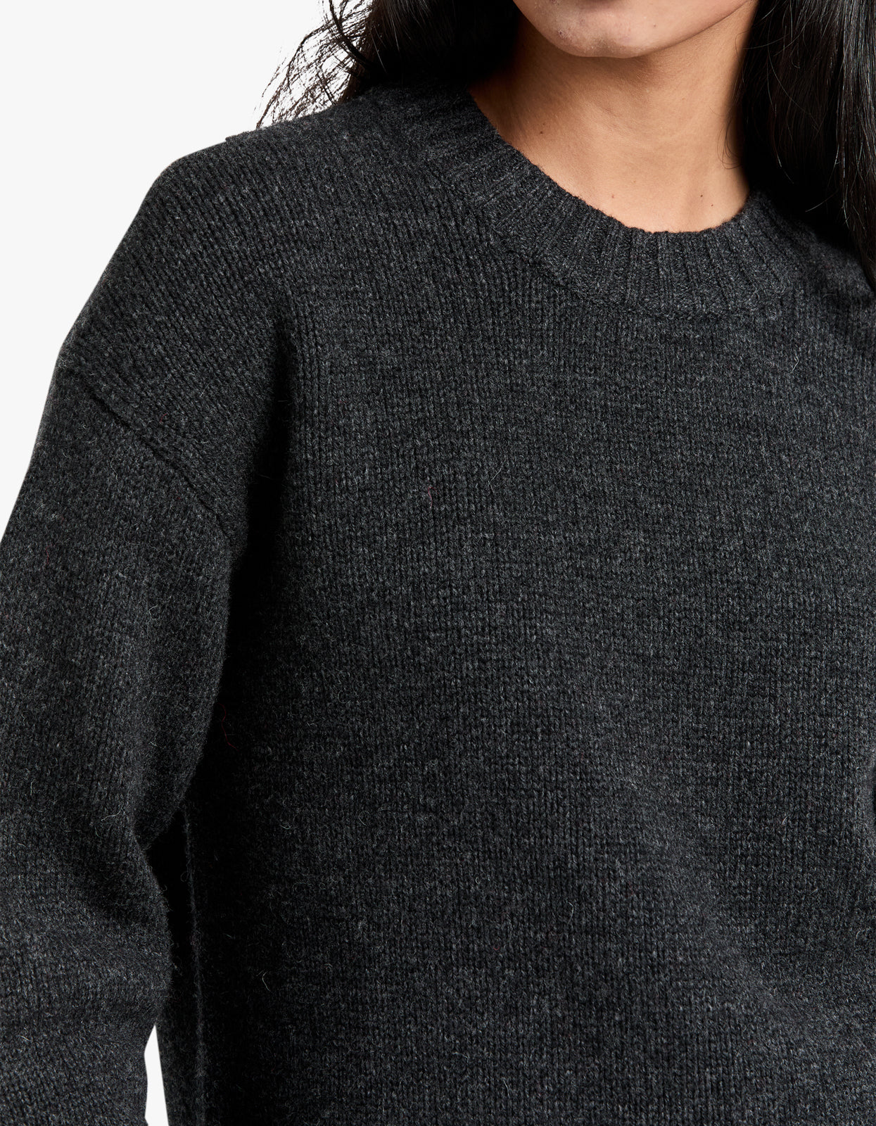 Beau Wool Merino Knit - Charcoal