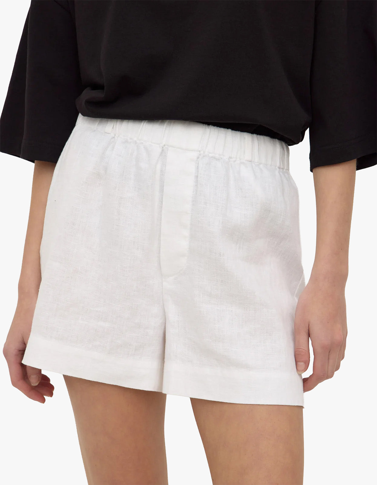 Everyday Linen Short - White