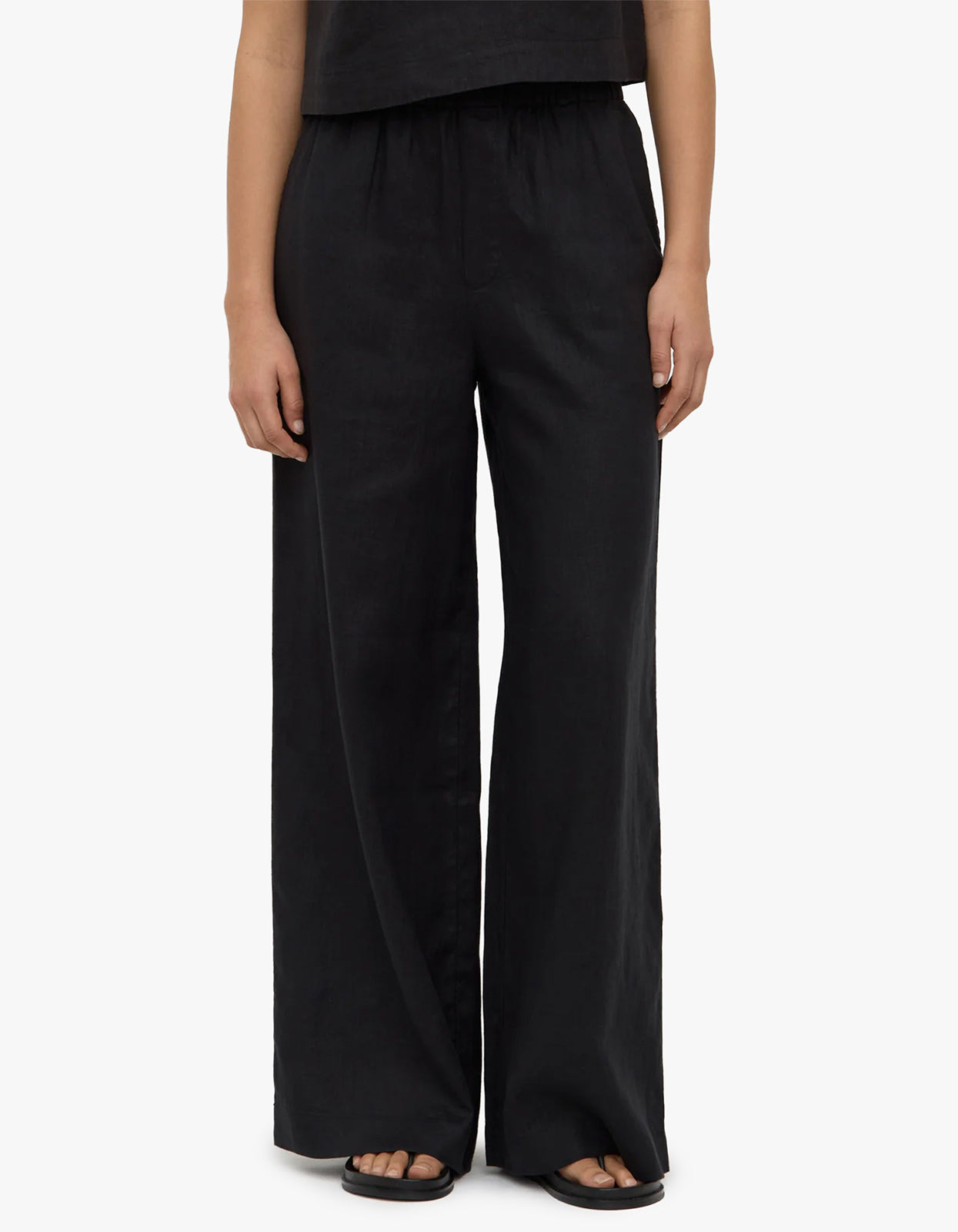 Everyday Linen Pant - Black