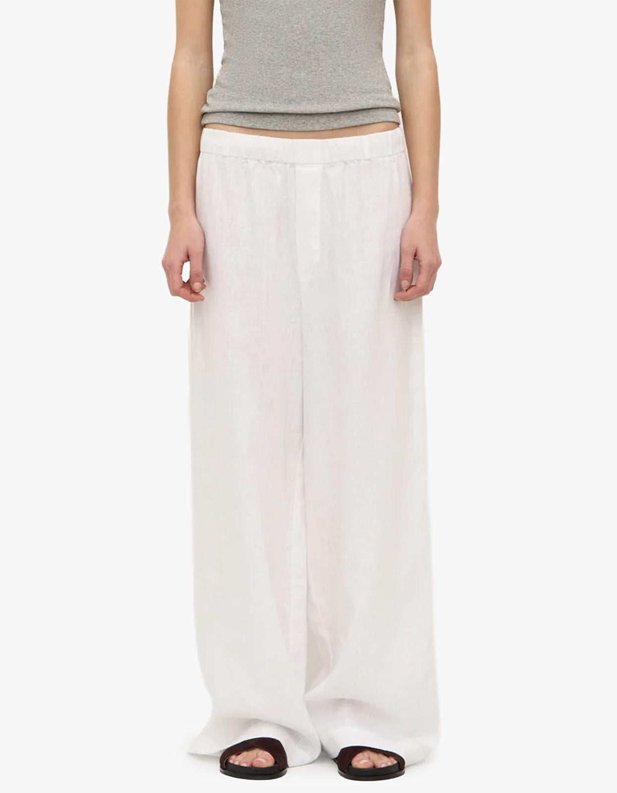 Everyday Linen Pant - White