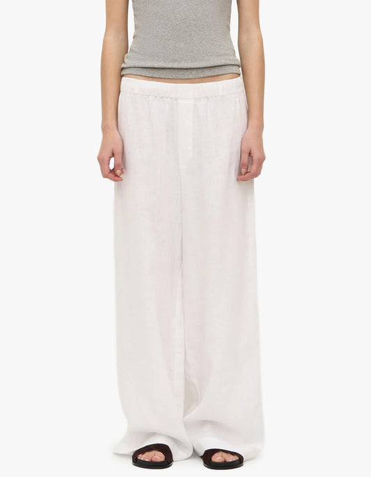 Everyday Linen Pant - White