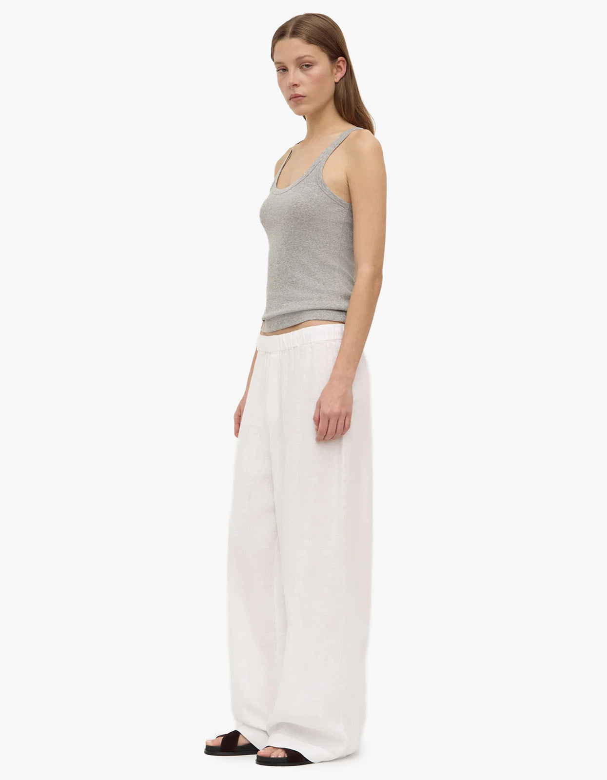 Everyday Linen Pant - White
