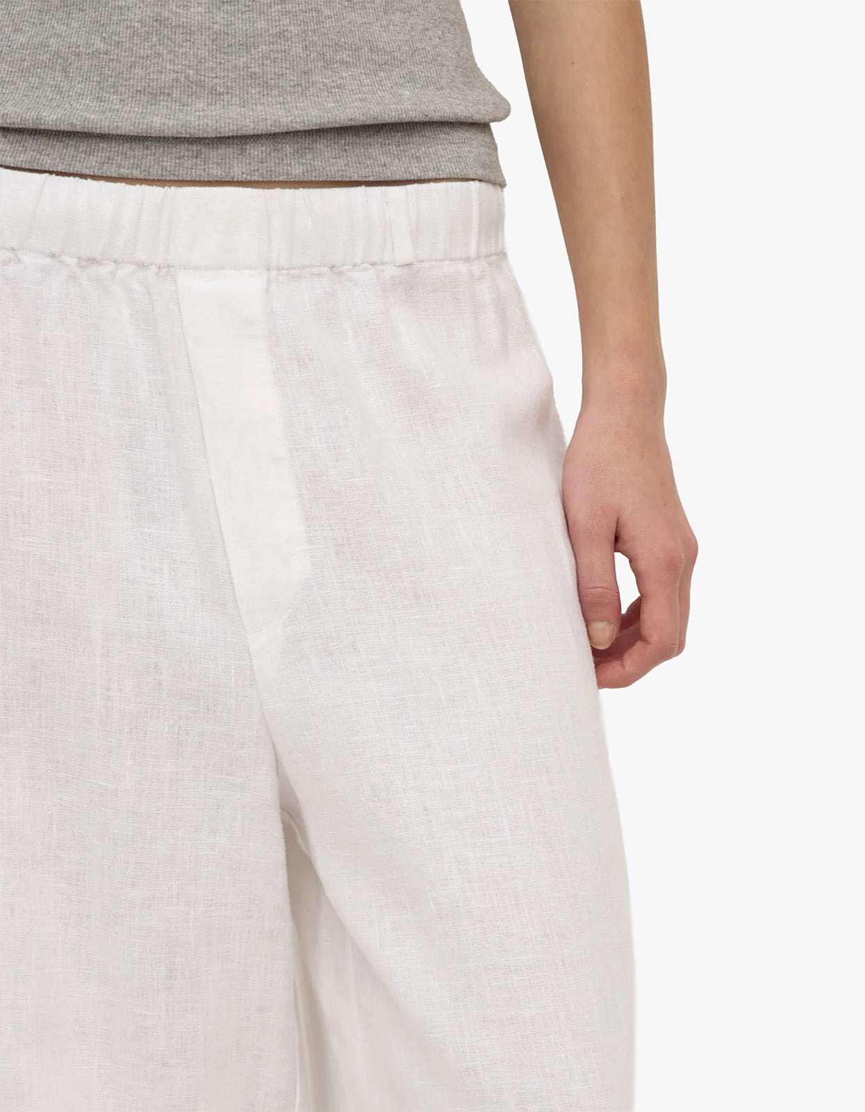 Everyday Linen Pant - White