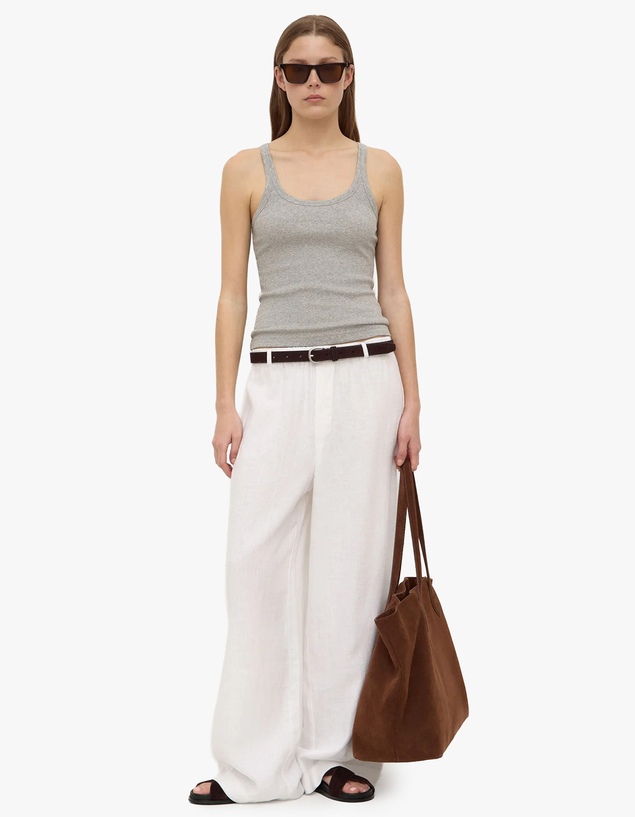 Everyday Linen Pant - White