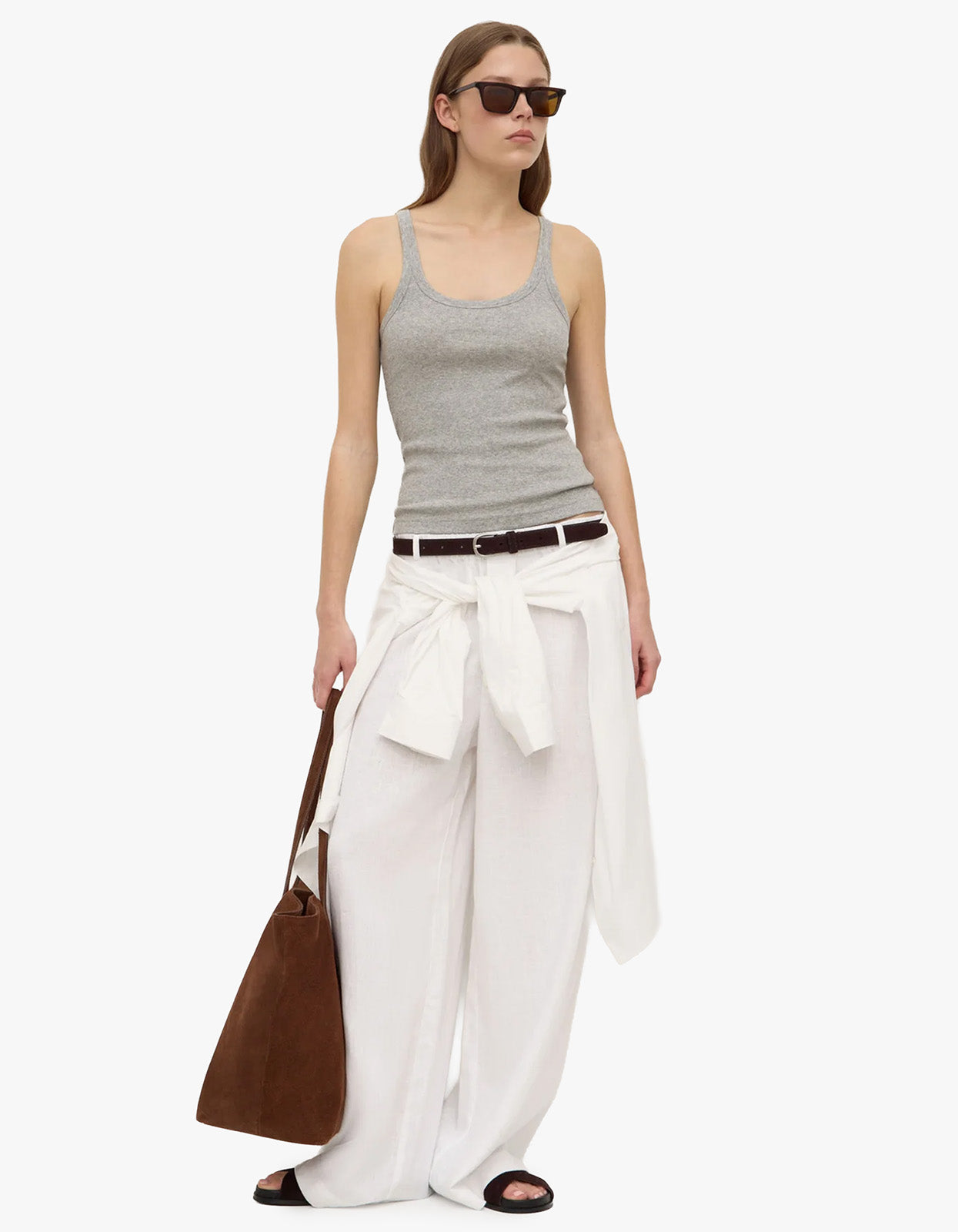 Everyday Linen Pant - White