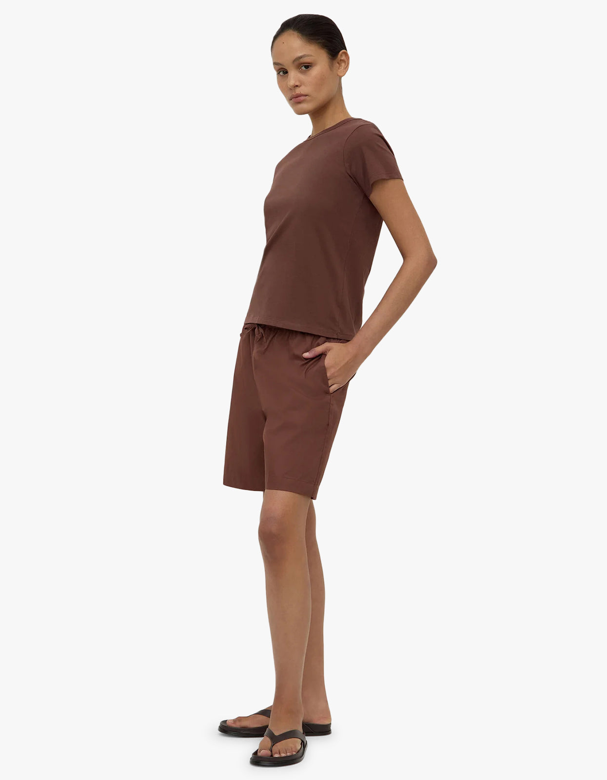 Indi Short Sleeve Tee - Espresso