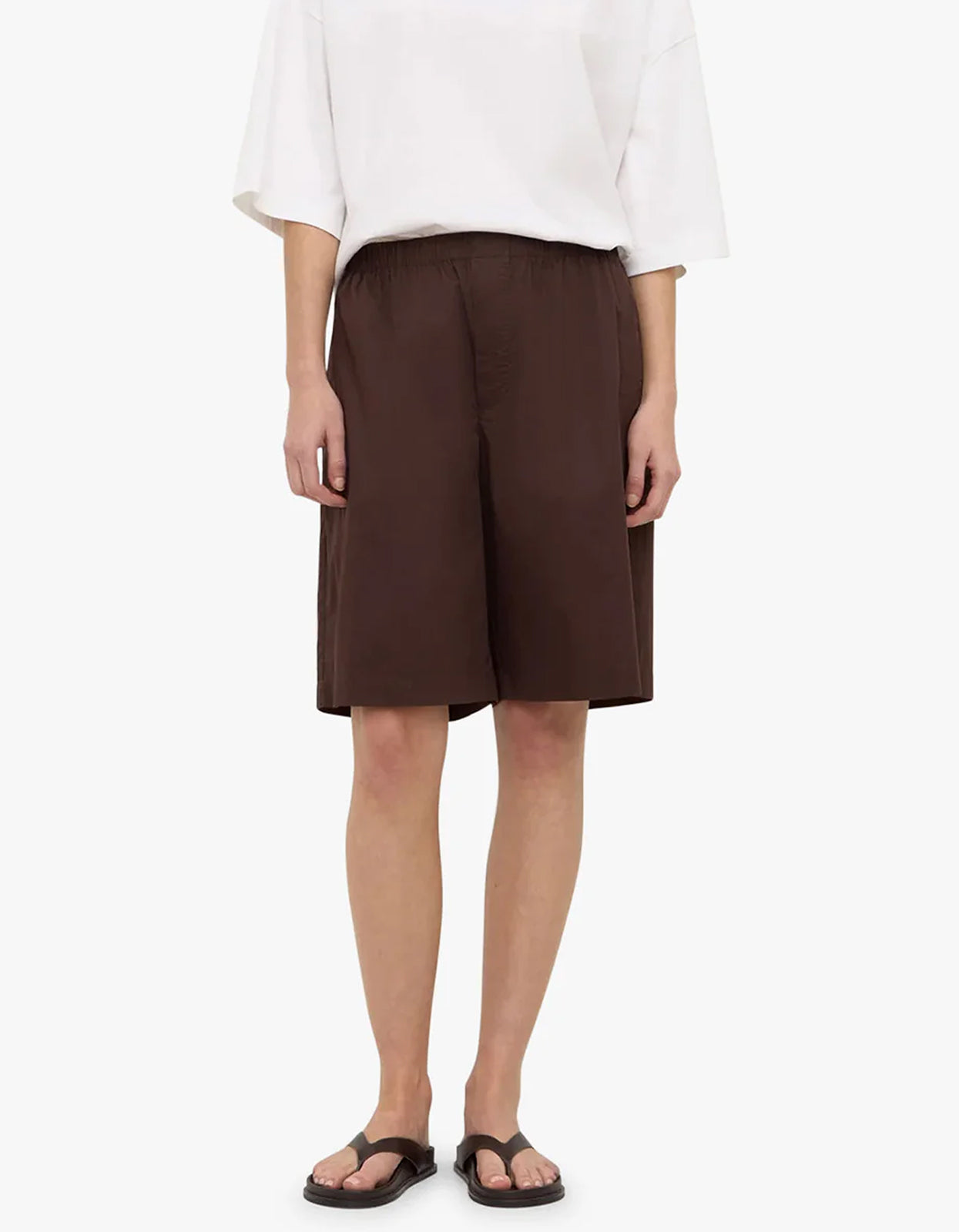 Riley Poplin Short Ganache - Ganache